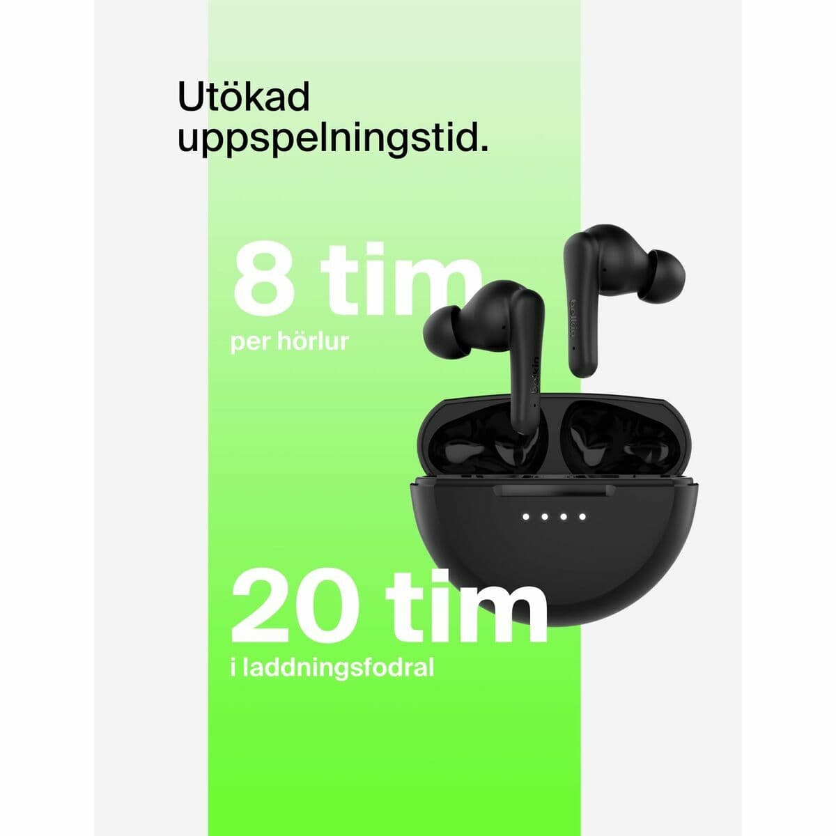 Headphones Belkin SOUNDFORM RHYTHM TR Black