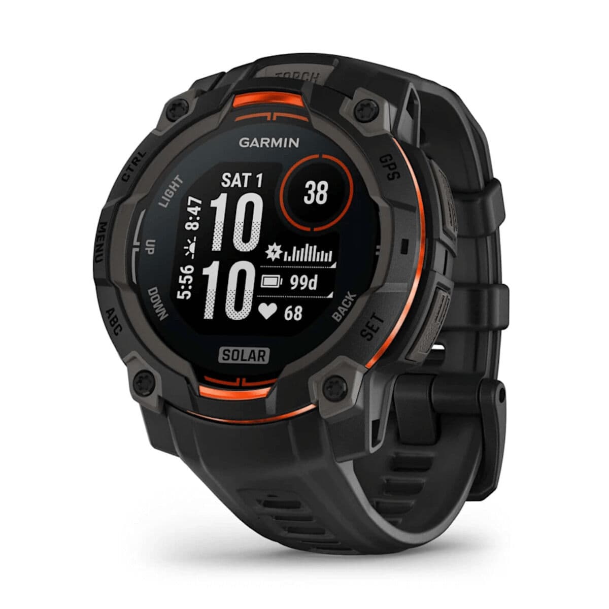 Smartwatch Garmin Instinct 3 Solar GPS 45mm Black 0,9" 45 mm