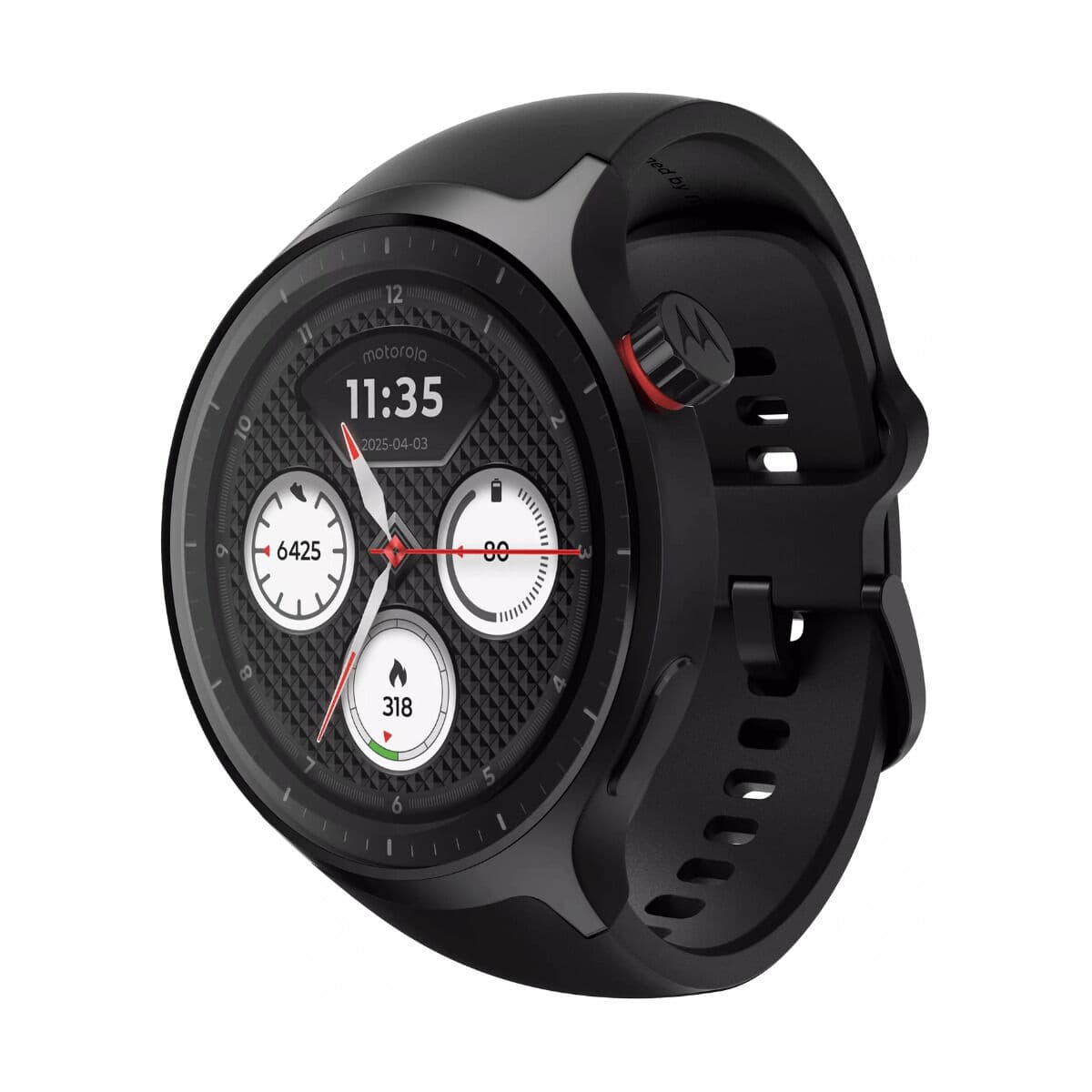 Smartwatch Motorola Moto Watch 47mm Black 1,43" 47 mm 46 mm Ø 47 mm