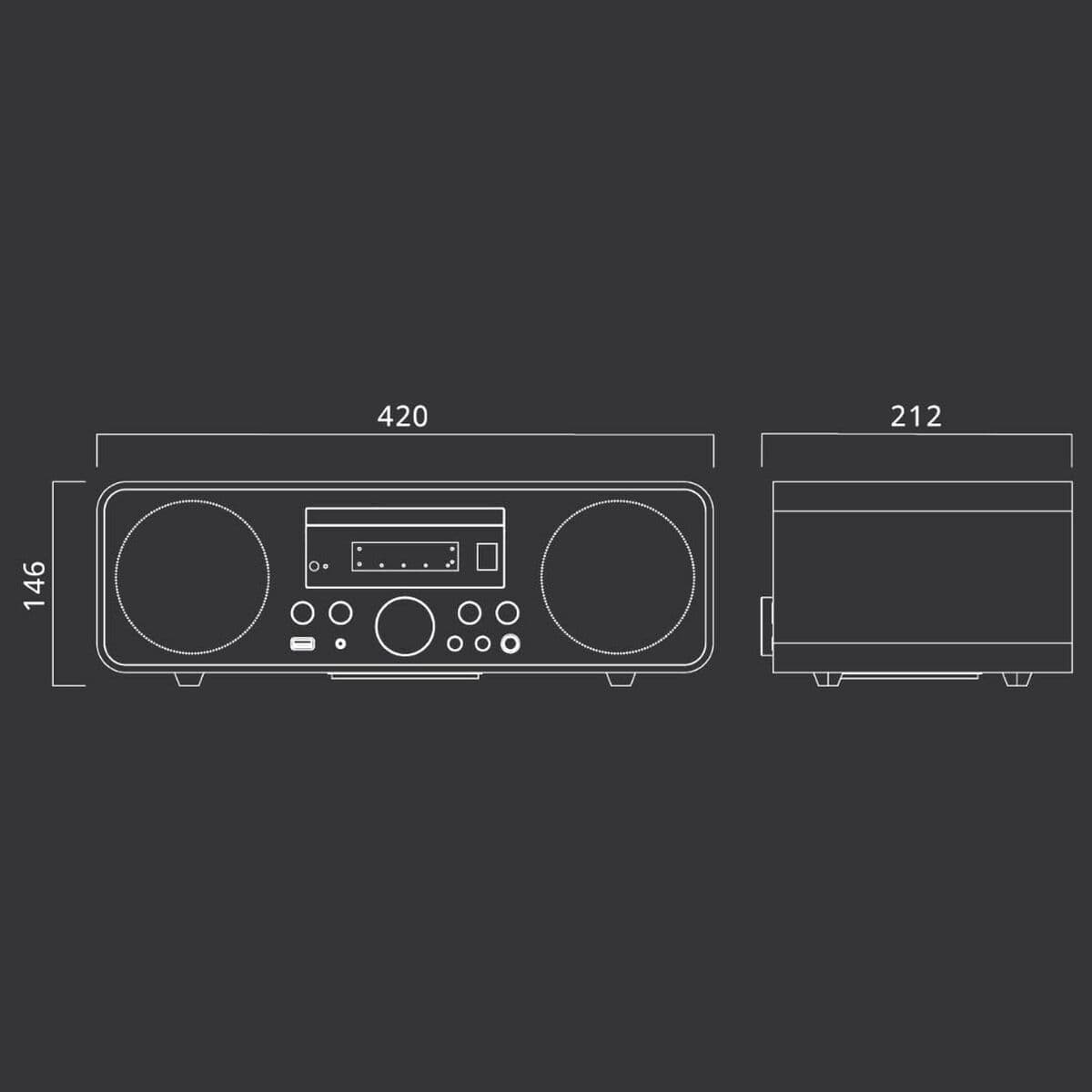 CD Radio Muse M880FBC     80W