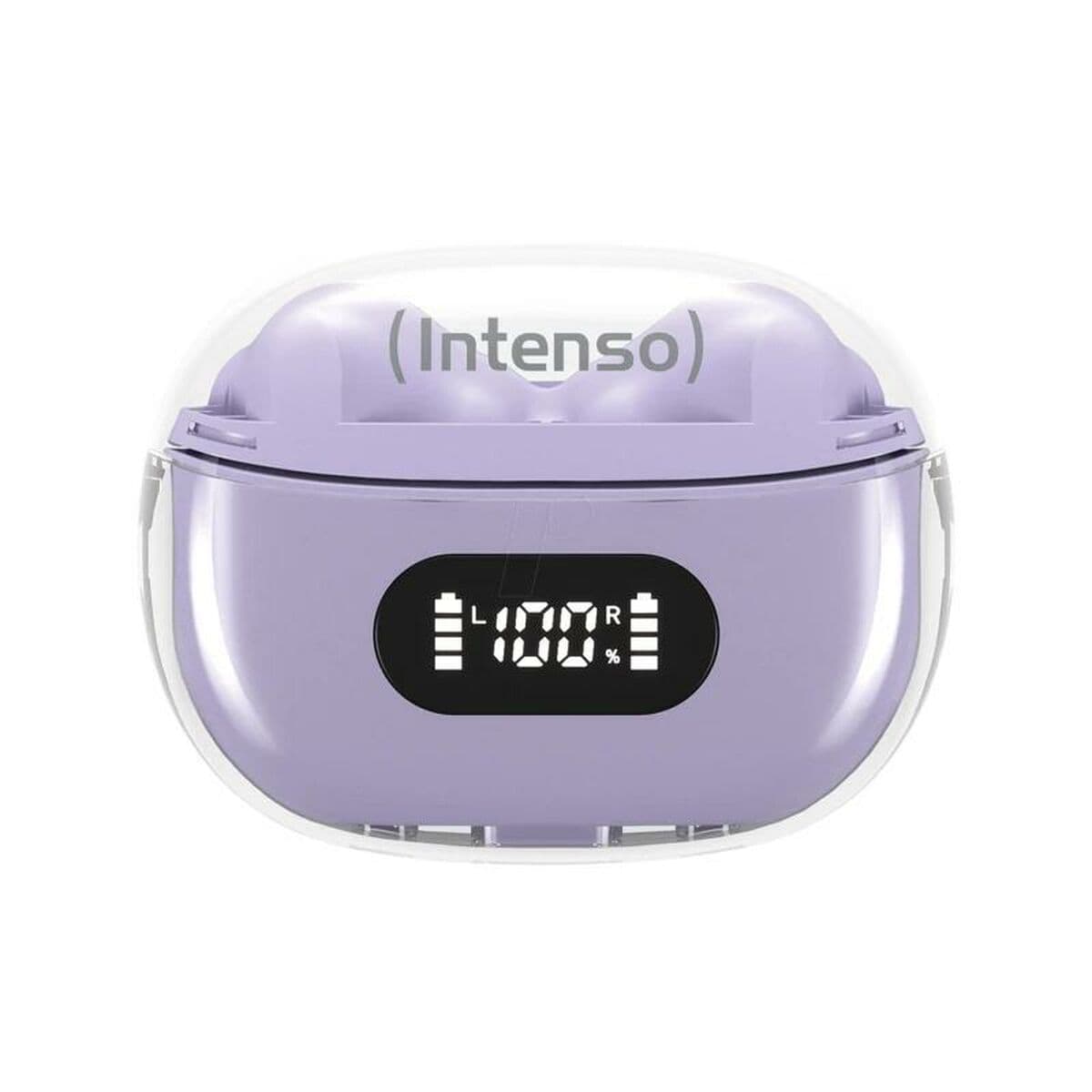 Headphones with Microphone INTENSO Buds Plus Purple