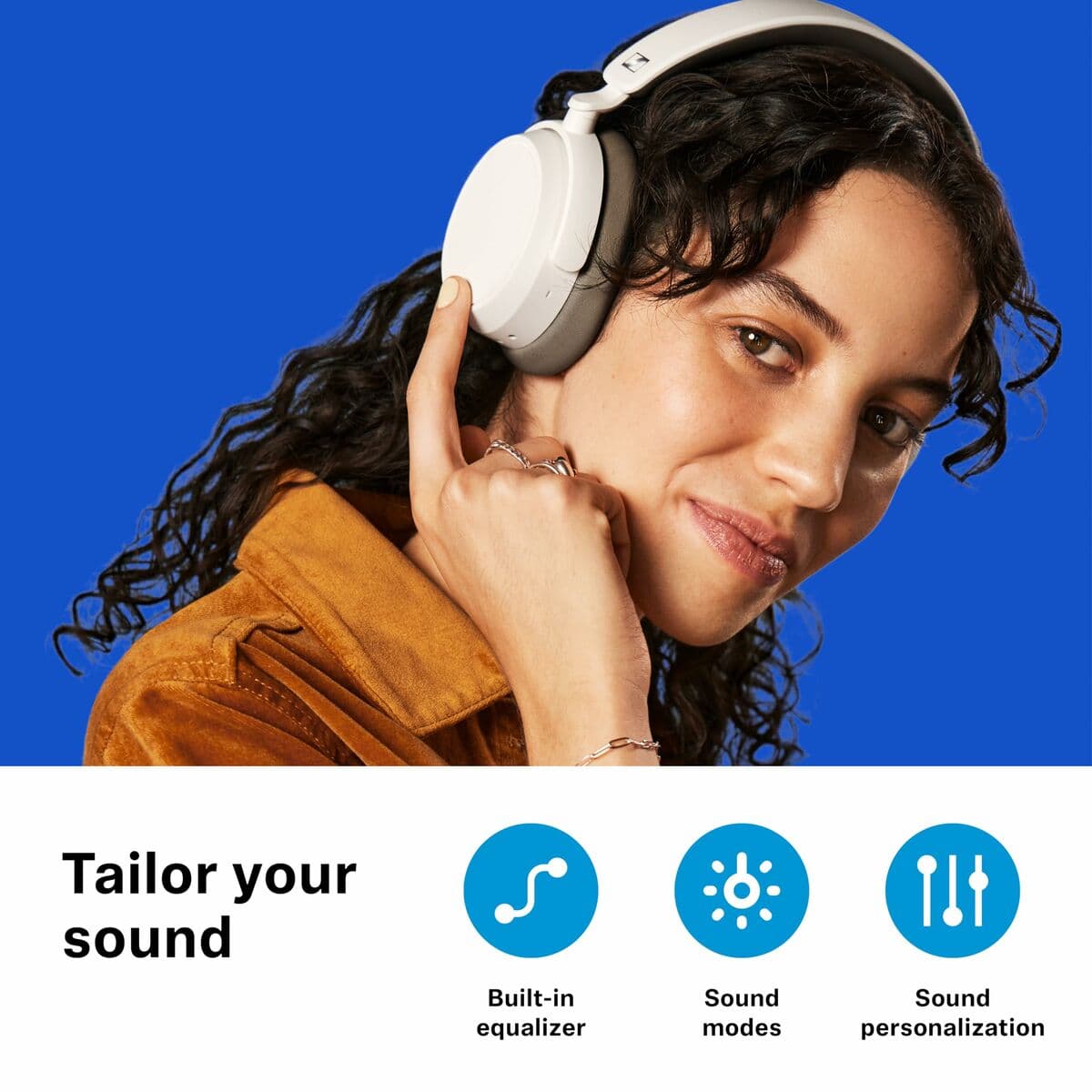 Headphones with Microphone Sennheiser AccentumPlus White