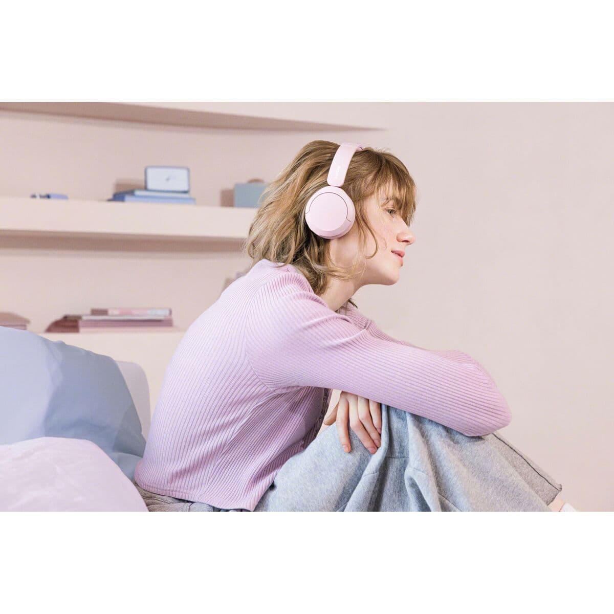 Headphones with Headband Sony WHCH520P.CE7 Pink