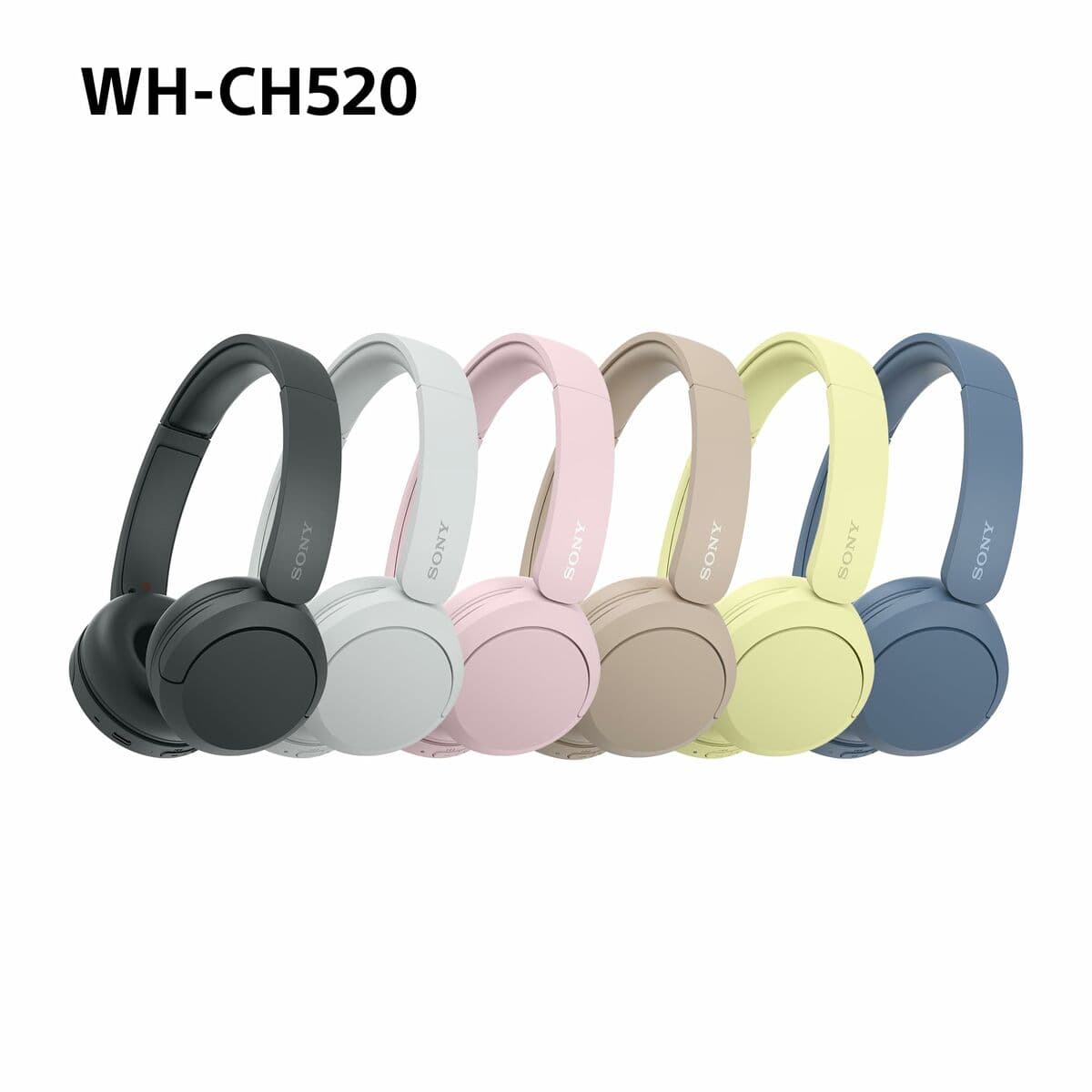 Headphones with Headband Sony WHCH520Y      * Yellow