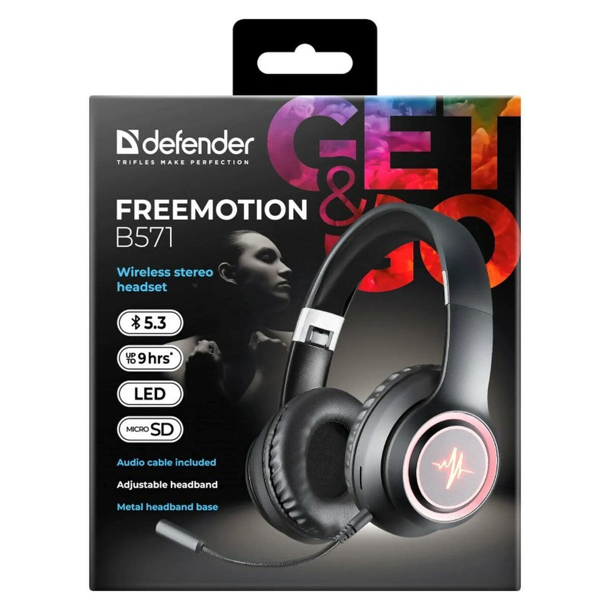 Gaming Headset with Microphone Defender DEFENDER FREEMOTION B571