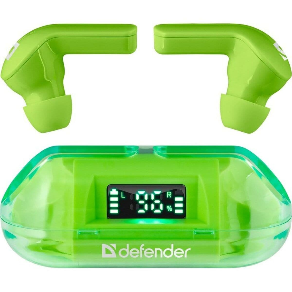 Wireless Earphones with Charging Case Defender TWINS 916 Green