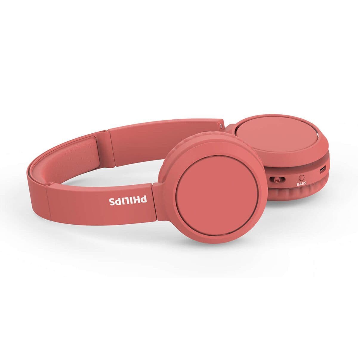 Headphones with Microphone Philips TAH4205RD/00 Coral
