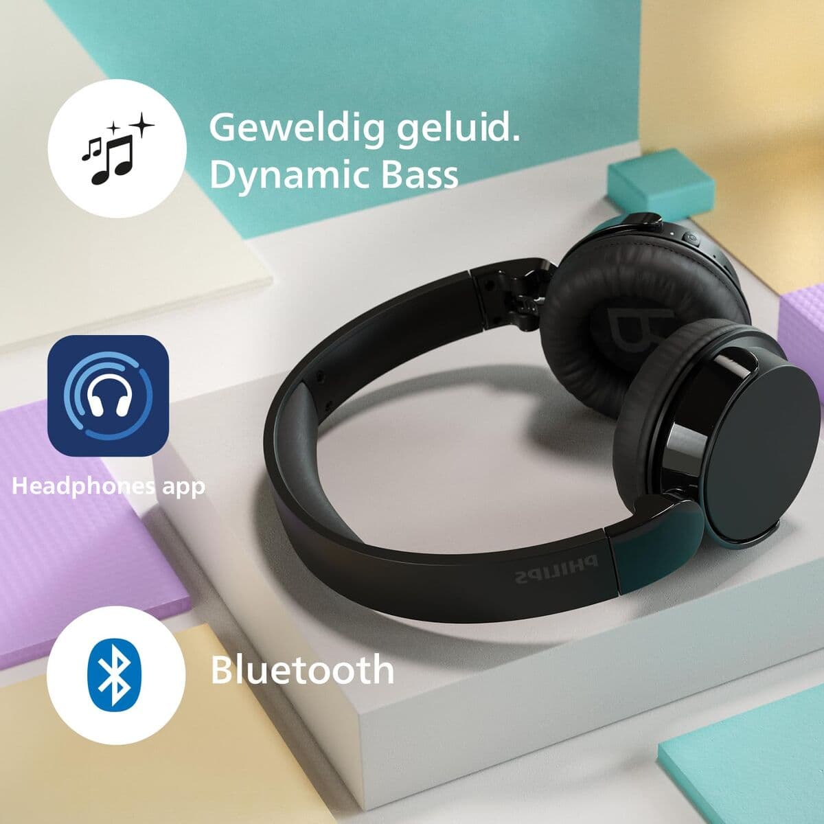 Bluetooth Headset with Microphone Philips TAH4209WT White