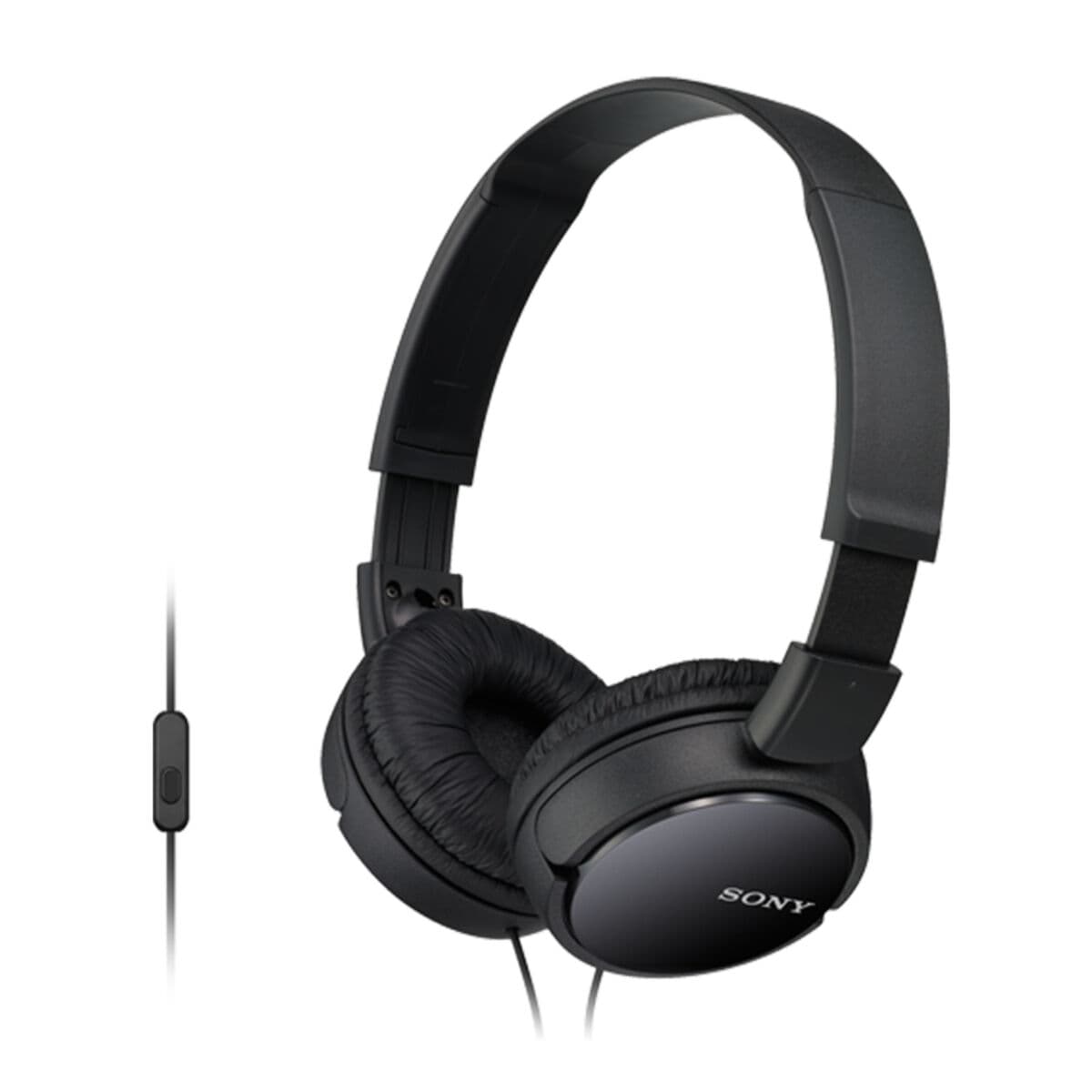 Headphones with Microphone Sony MDR-ZX110AP Black