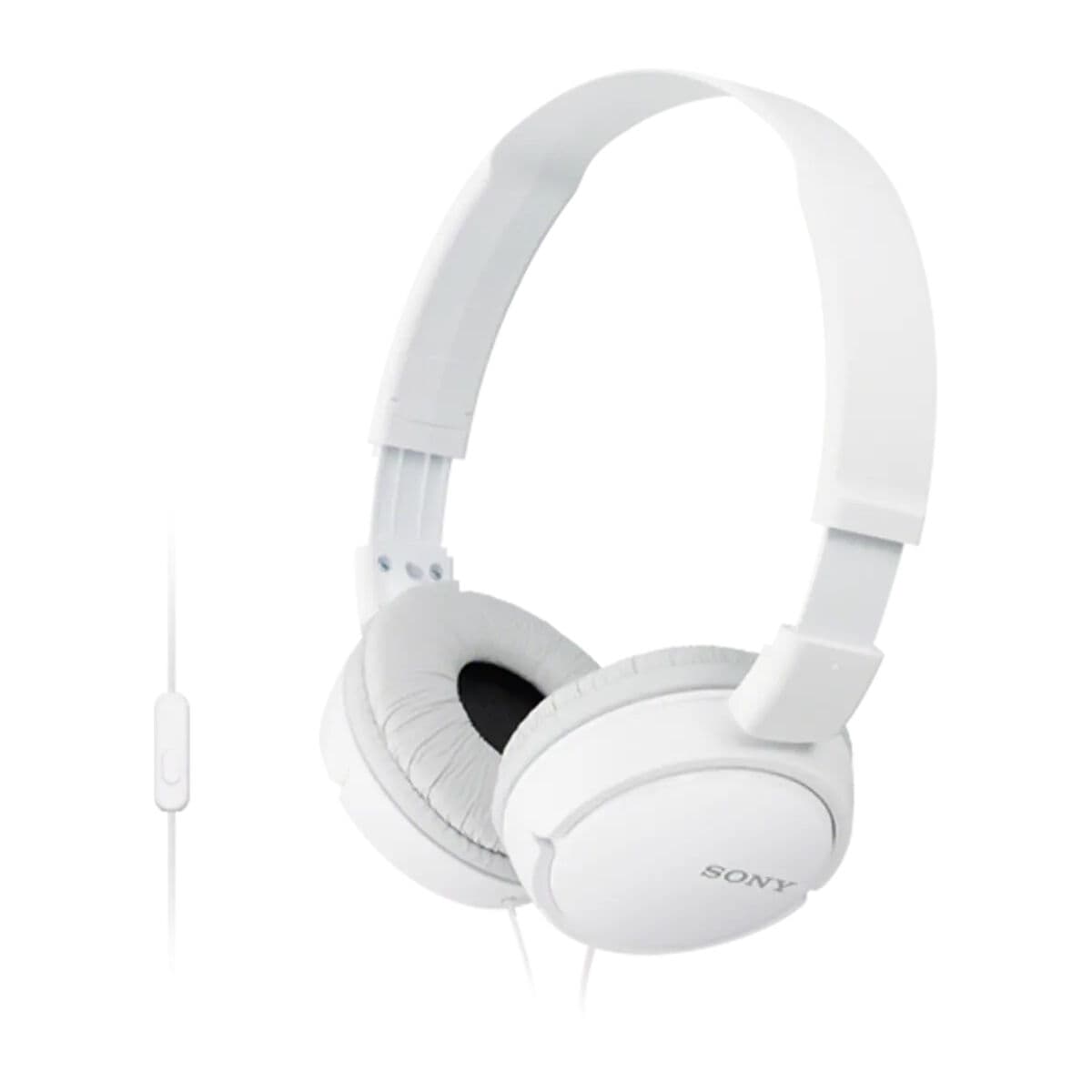 Headphones with Microphone Sony MDR-ZX110AP White