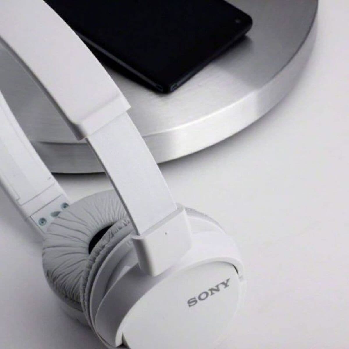 Headphones with Microphone Sony MDR-ZX110AP White
