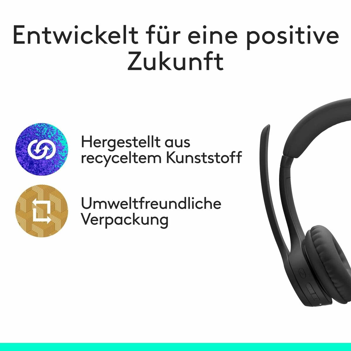 Headphones Logitech 981-001458 Black