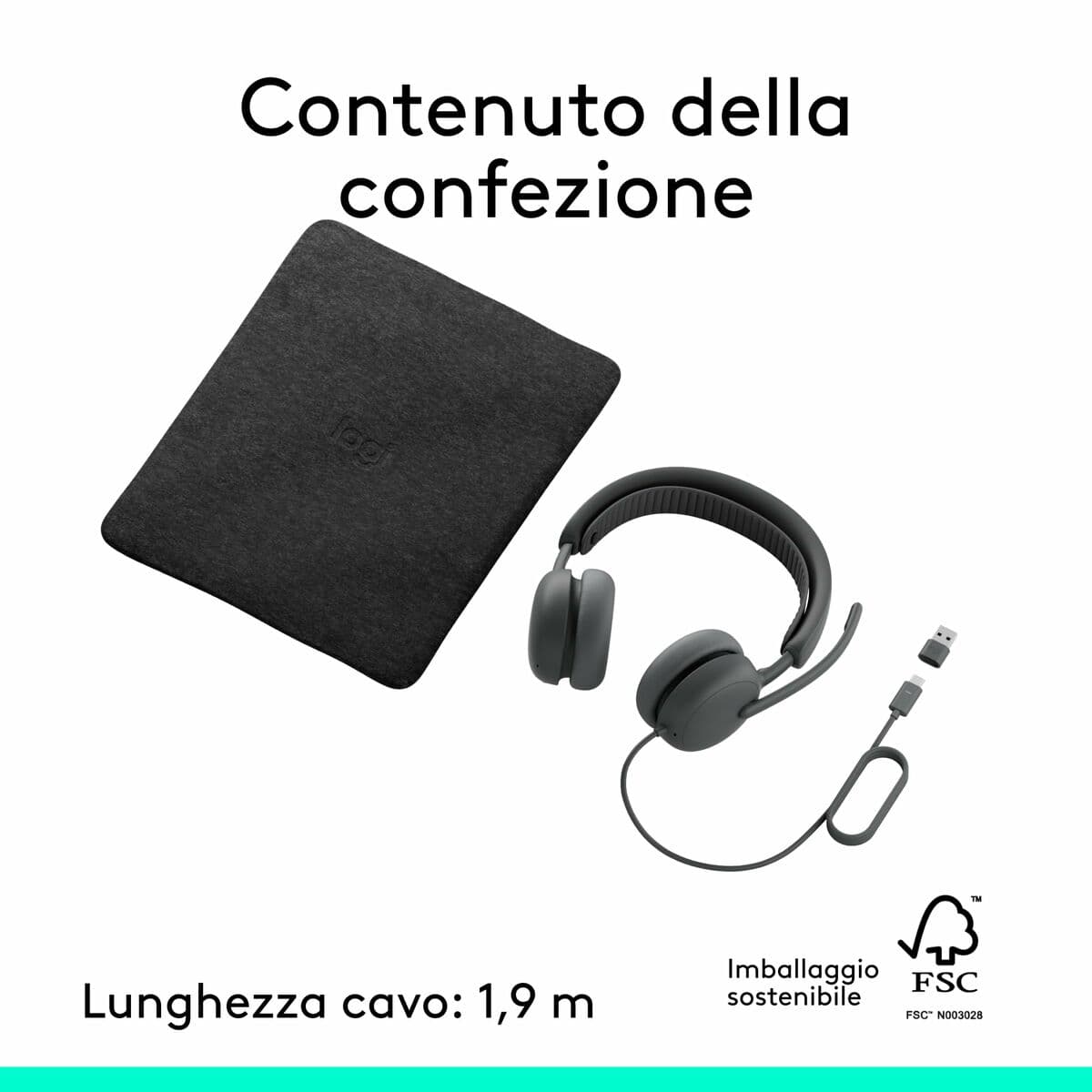 Headphones Logitech 981-001493 Graphite