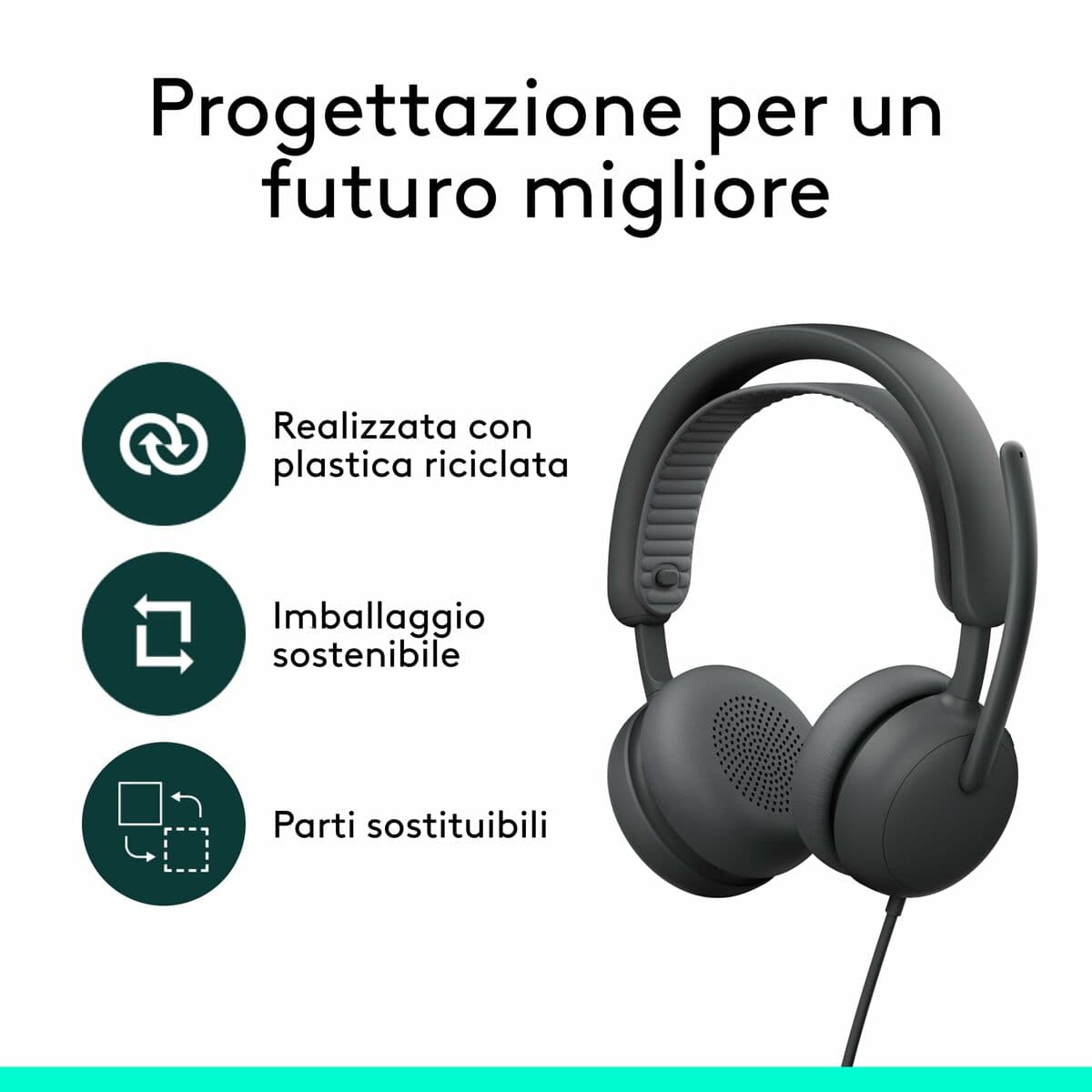 Headphones Logitech 981-001493 Graphite