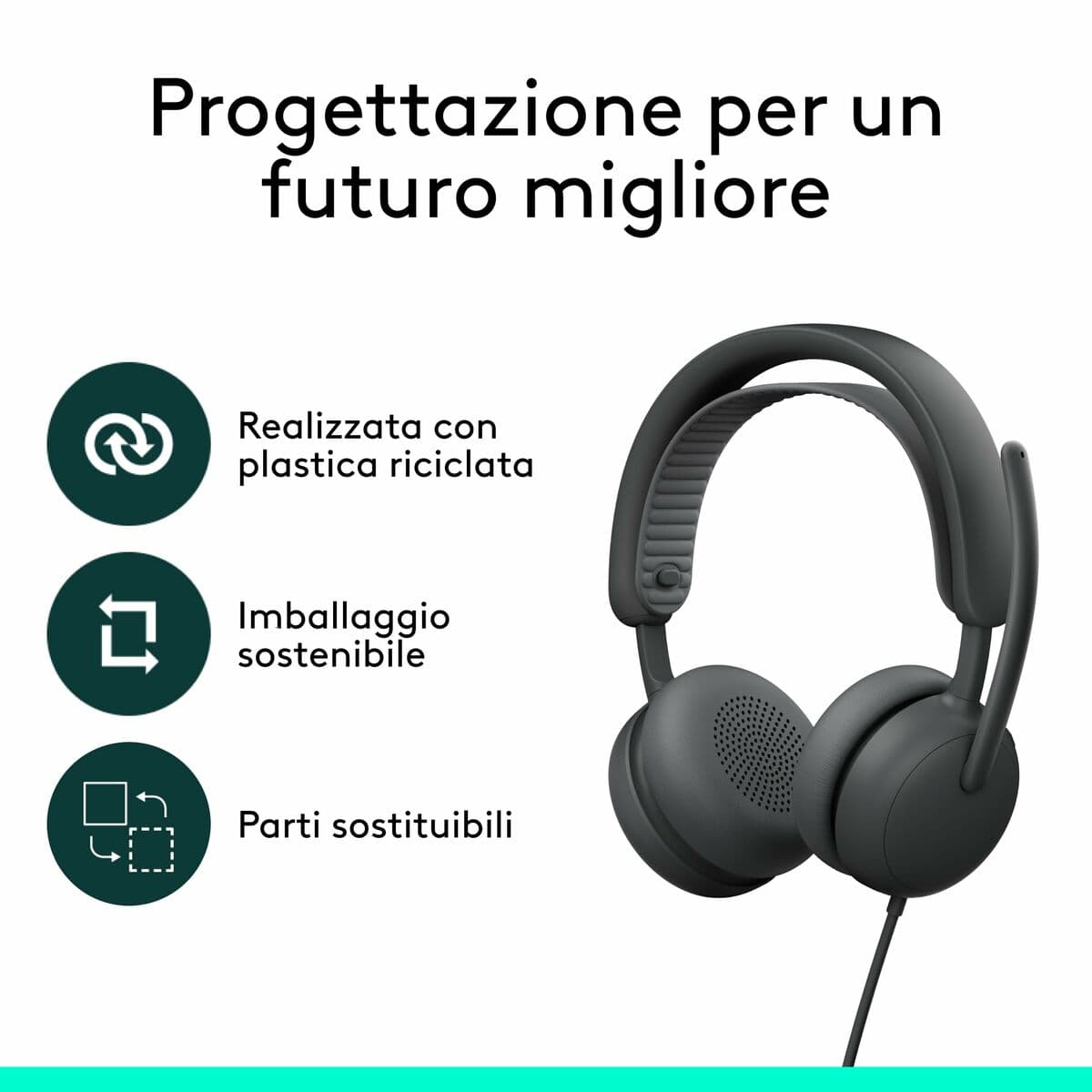 Headphones Logitech 981-001498 Graphite
