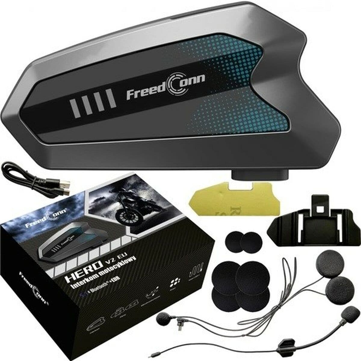 Headphones Freedconn HERO V2 EU Black