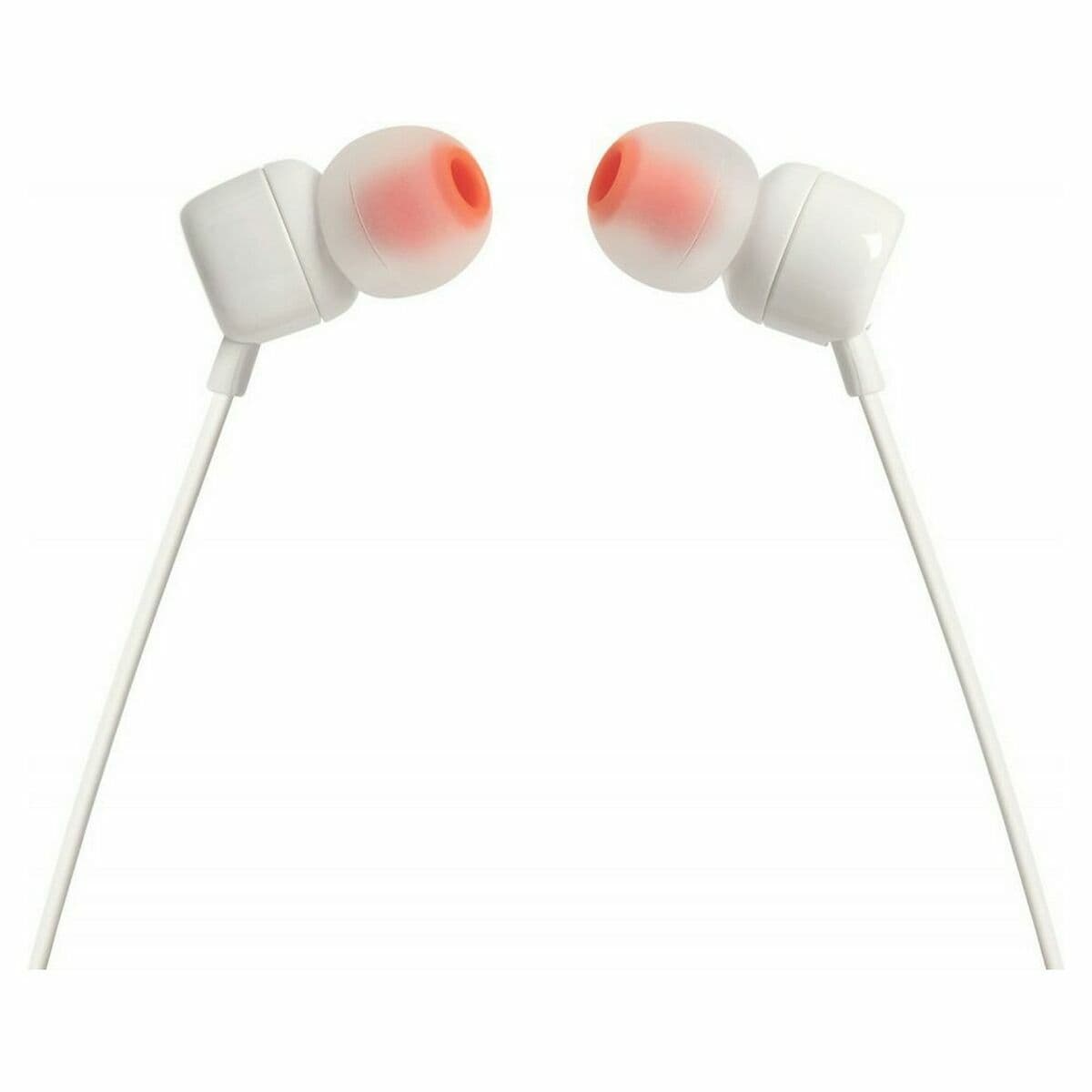Headphones with Microphone JBL T110 White