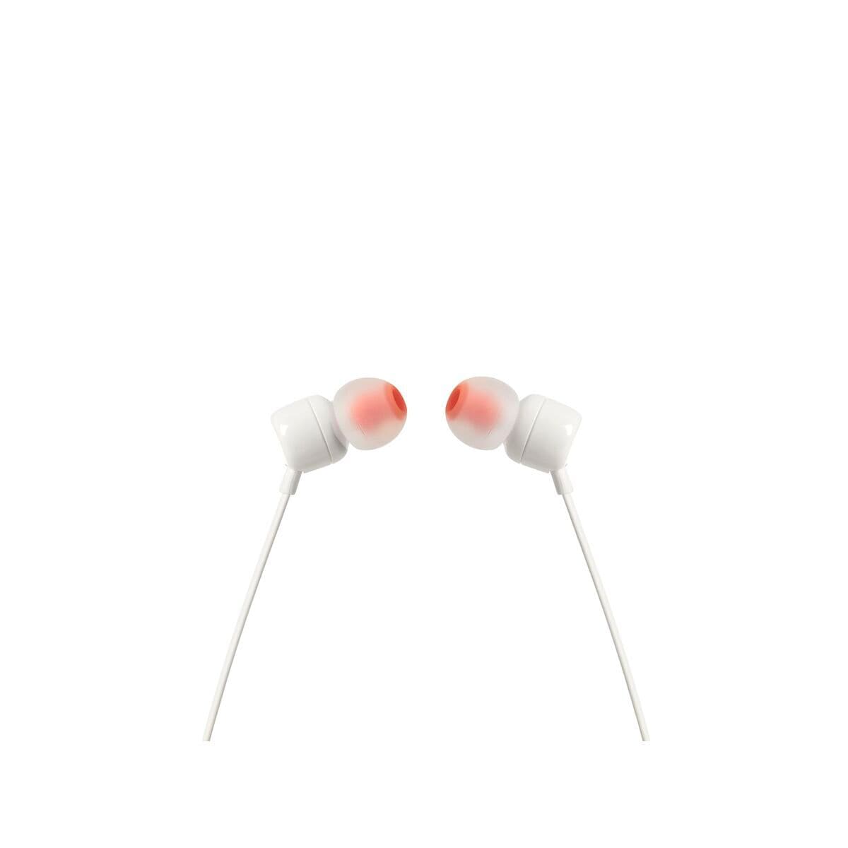 Headphones with Microphone JBL T110 White