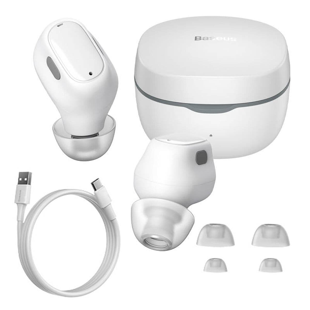 Headphones Baseus NGTW370002 White