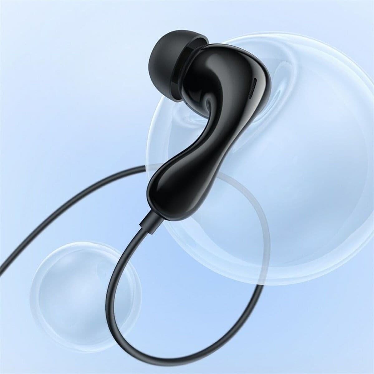 Headphones with Microphone Baseus Encok HZ20 Black