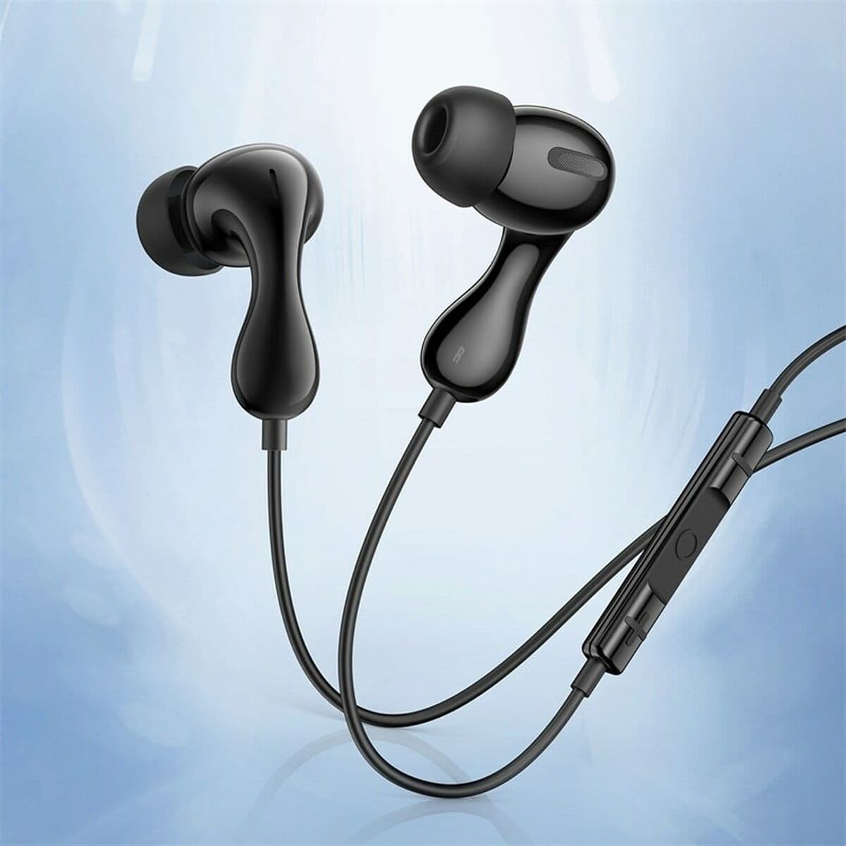 Headphones with Microphone Baseus Encok HZ20 Black