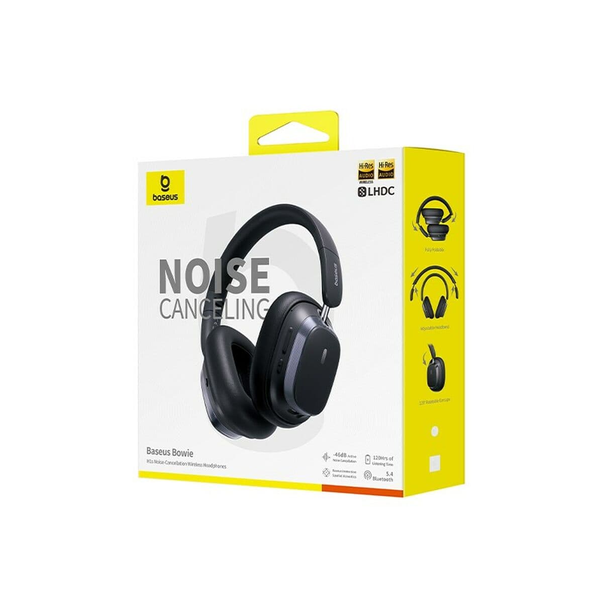 Bluetooth Headband Headphones Baseus Bowie H1s Black