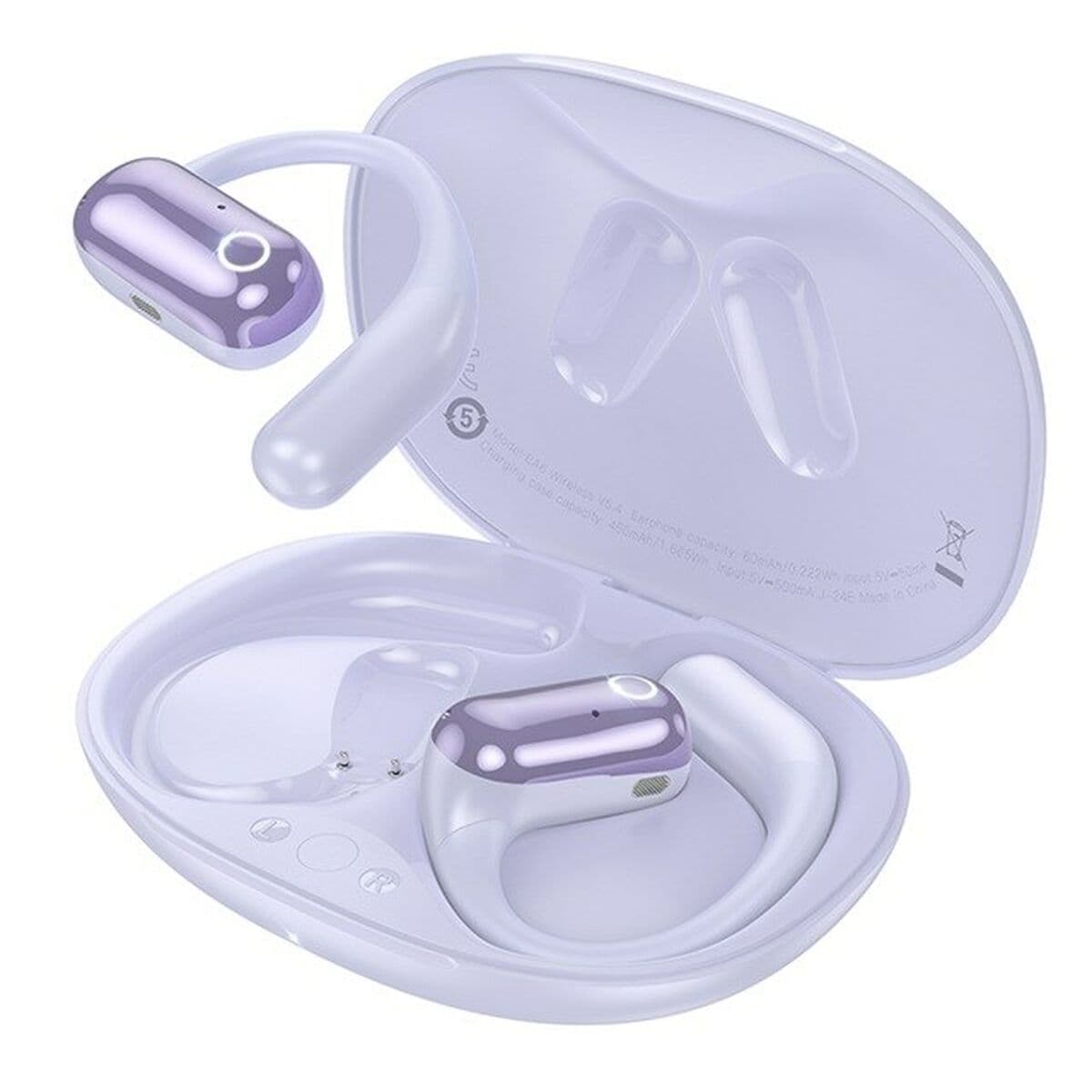 Wireless Earphones with Charging Case Hoco EA6 Purple