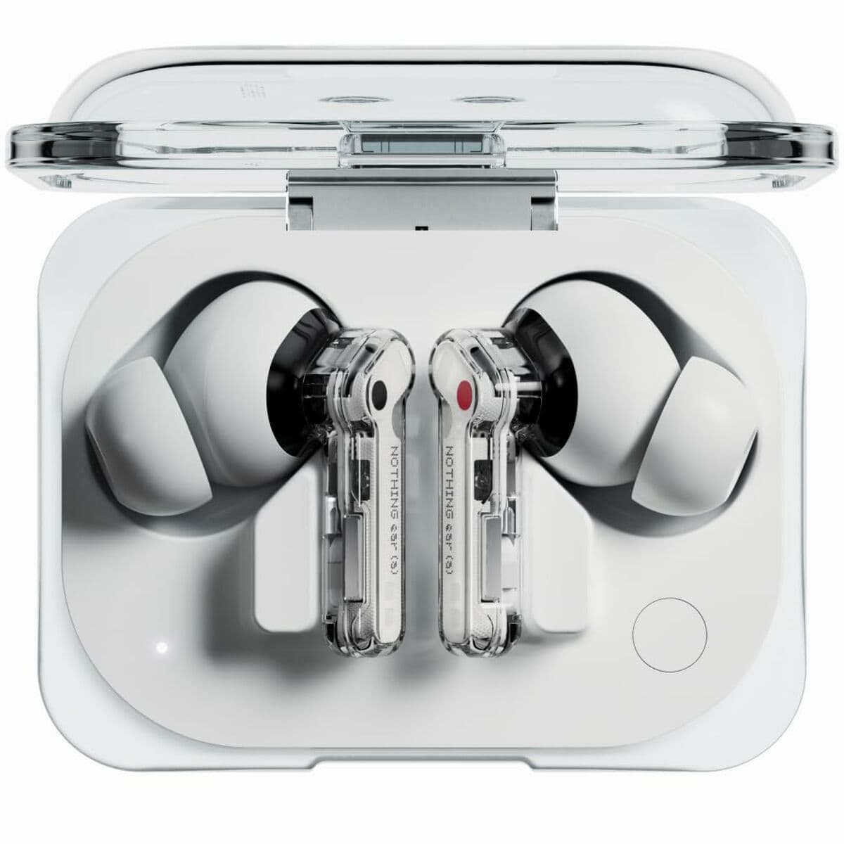 Headphones with Microphone Nothing A0052656 White Transparent