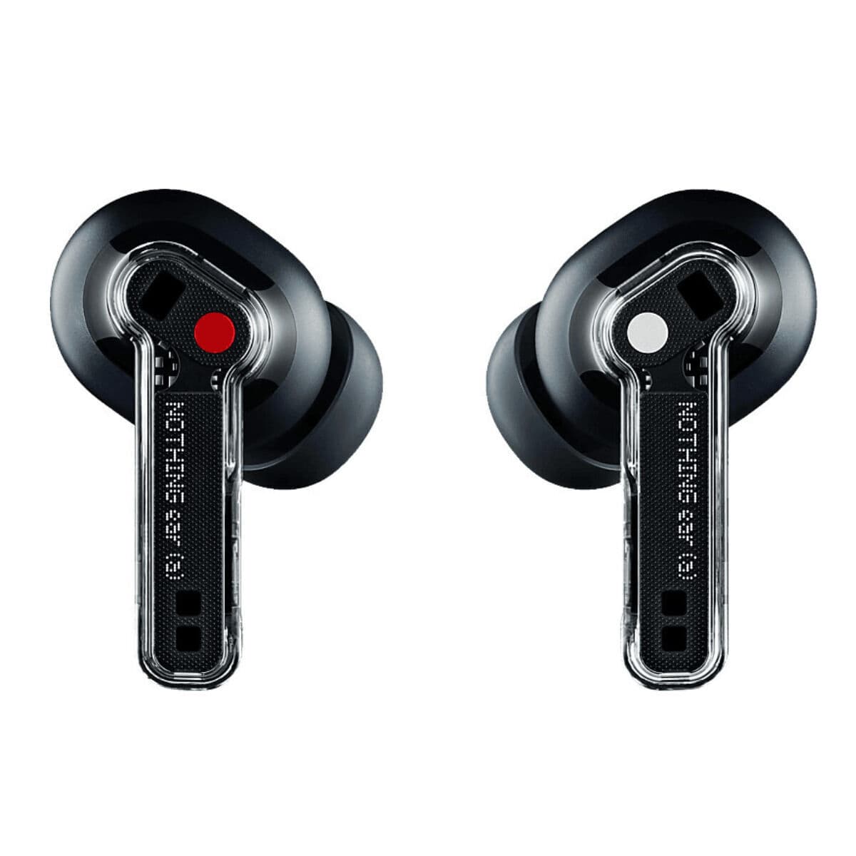 Headphones with Microphone Nothing A0052655 Black Transparent