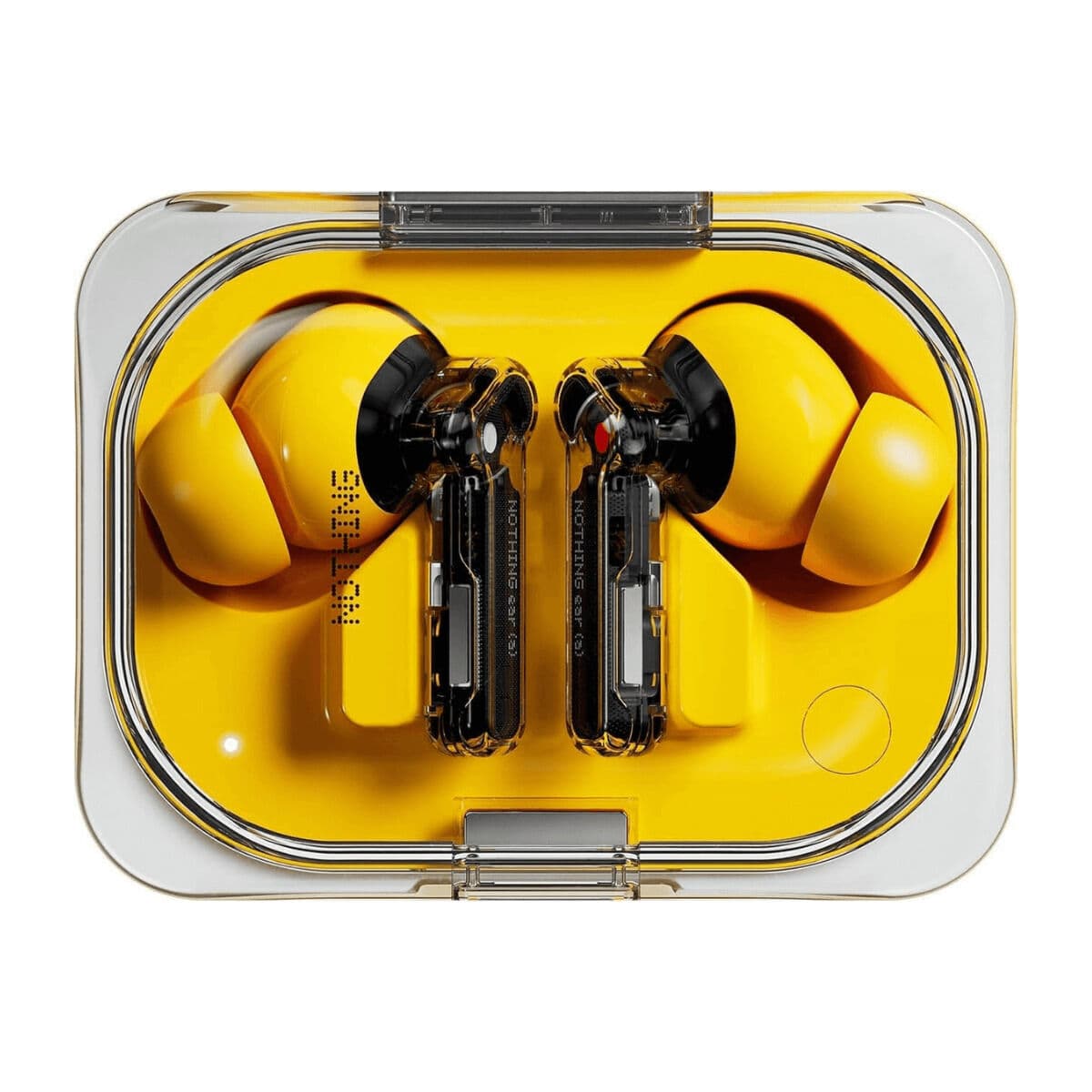 Headphones with Microphone Nothing A10600065 Yellow Transparent