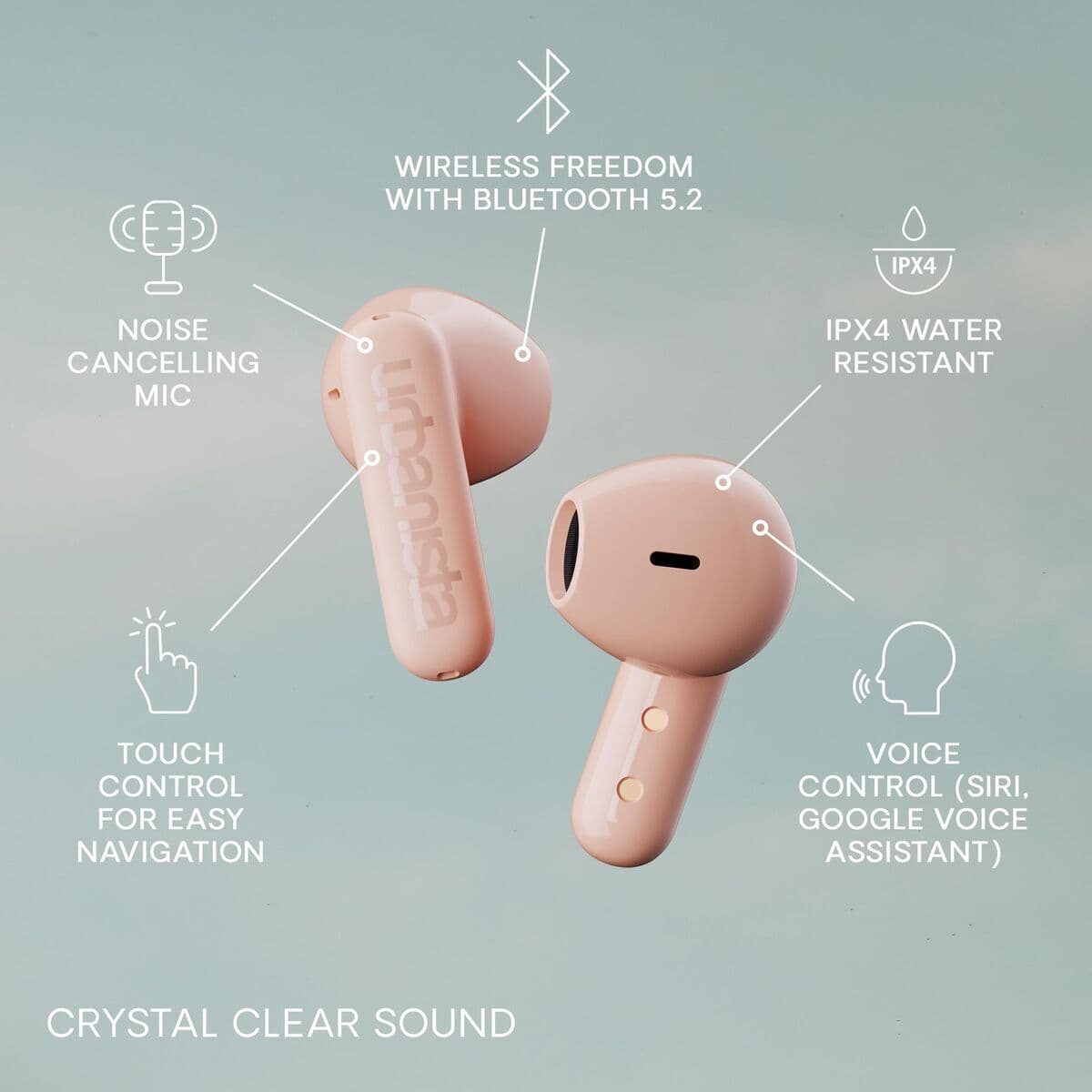 Headphones Urbanista 1036604 Pink