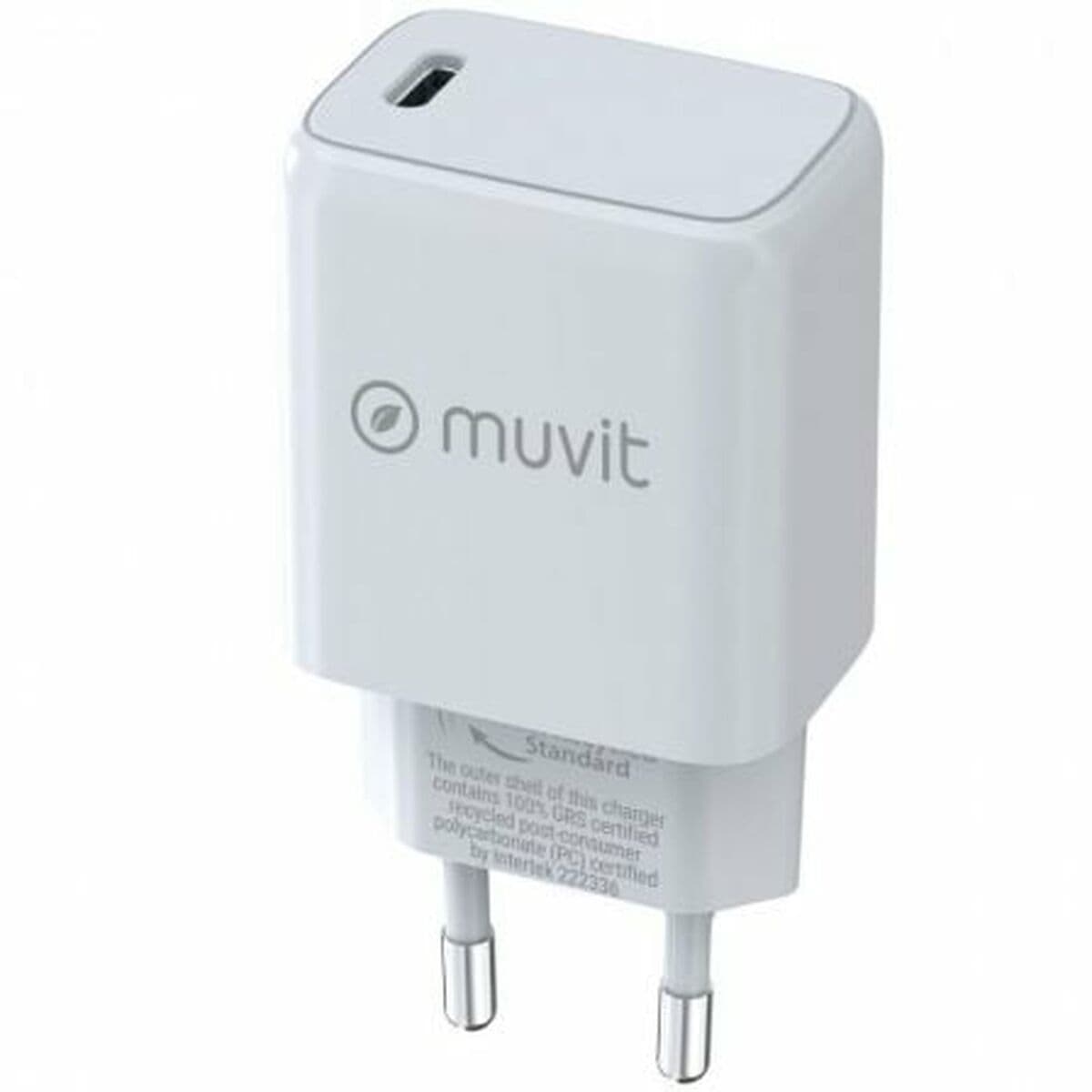 Wall Charger Muvit MCACC0014 White 30 W