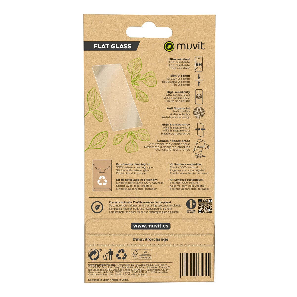 Mobile Screen Protector Muvit for Change Galaxy S24 Ultra Galaxy S24 Ultra