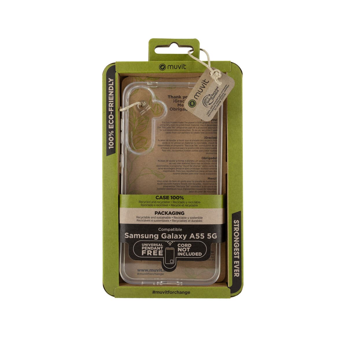 Mobile cover Muvit for Change Galaxy A55 5G