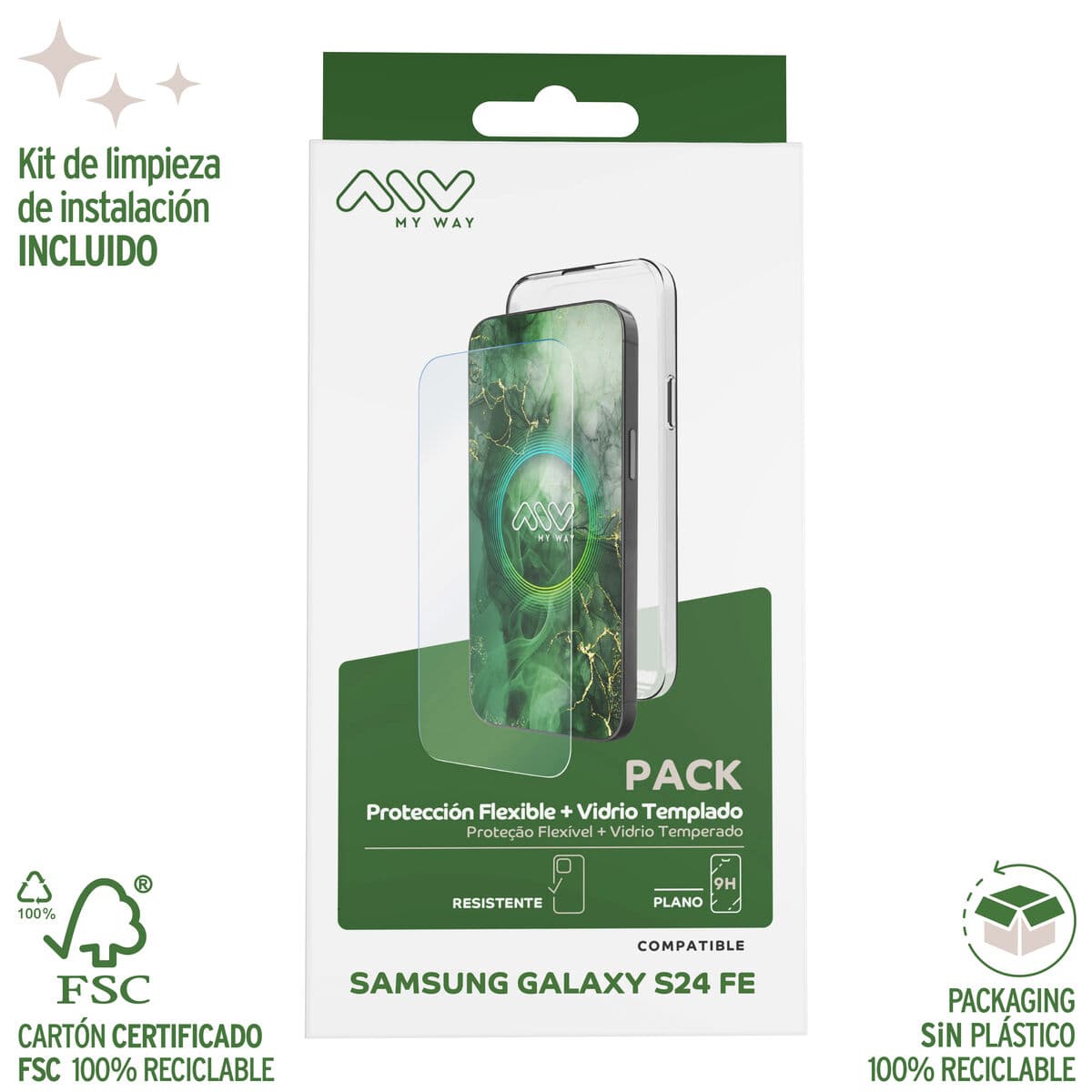 Mobile Case and Protector Myway Galaxy S24 FE Samsung Galaxy S23