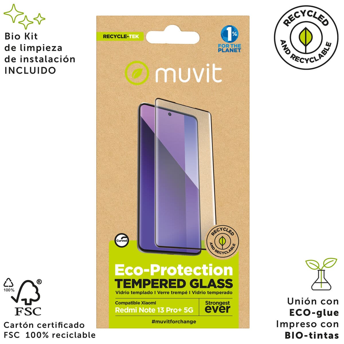 Mobile Screen Protector Muvit for Change Redmi Note 13 Pro+ 5G