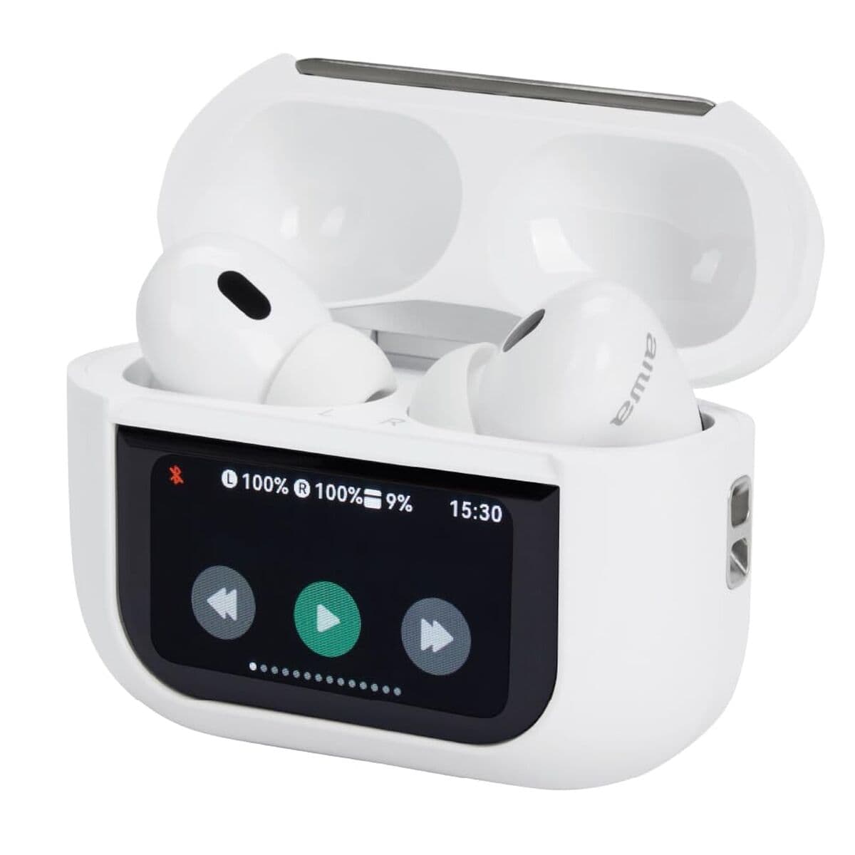 Wireless Earphones with Charging Case Aiwa EBTW-350WT White