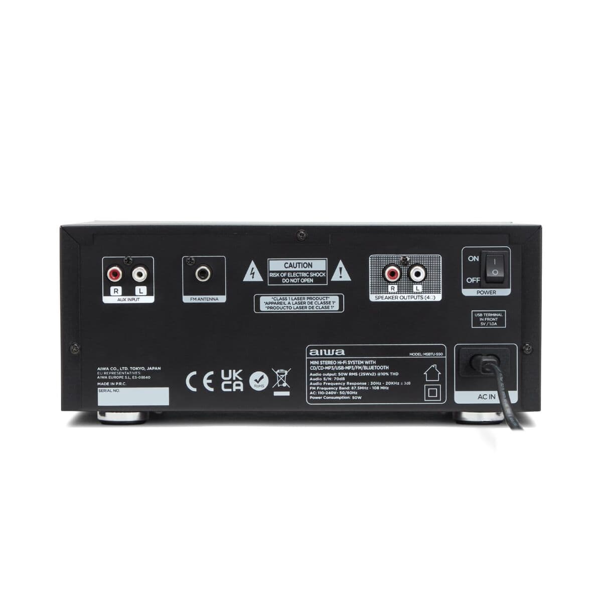 Mini Hifi Aiwa MSBTU550    50W
