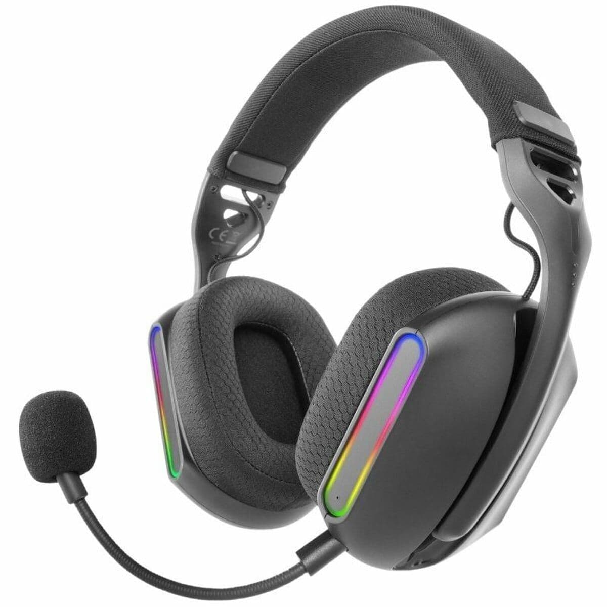 Gaming Headset with Microphone Mars Gaming MHWPRO Black Multicolour