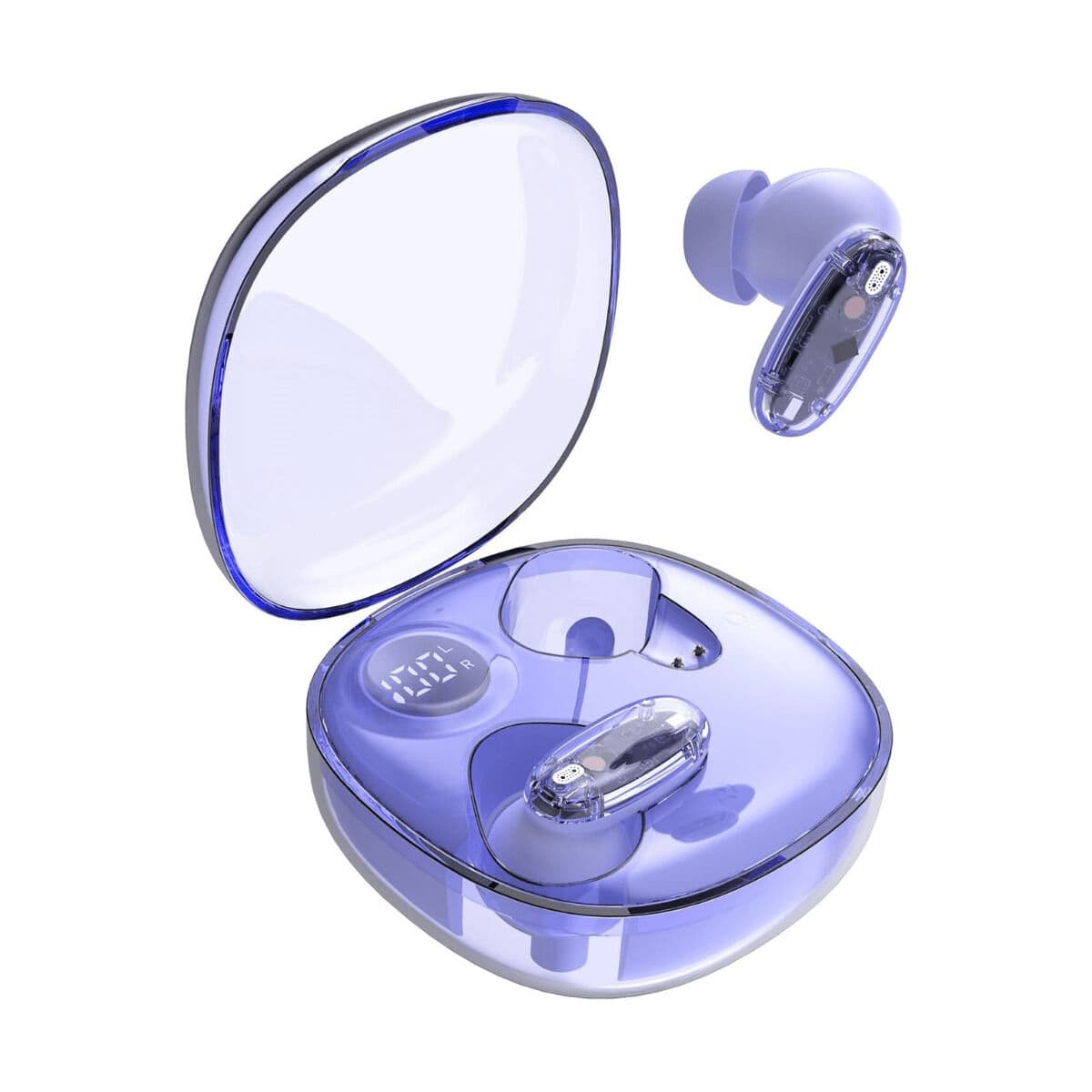 Wireless Earphones with Charging Case Mars Gaming MHIB2PP Purple