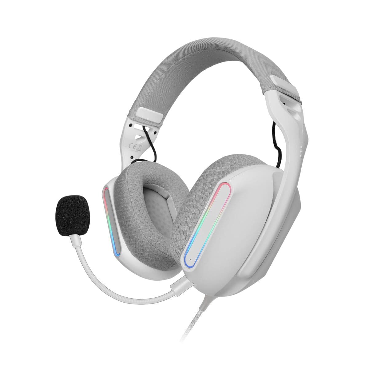Headphones with Microphone Mars Gaming MHPROW White