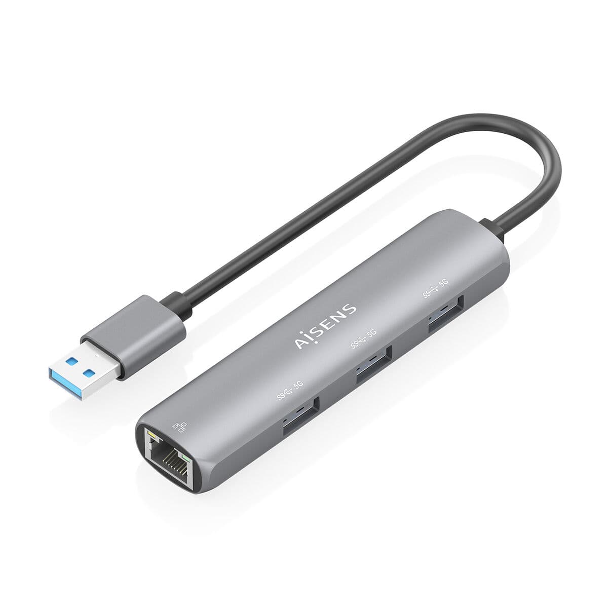 USB Hub Aisens ASUC-4P034-GR Grey
