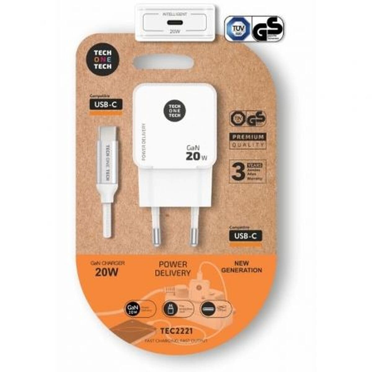 Wall Charger Tech One Tech TEC2221