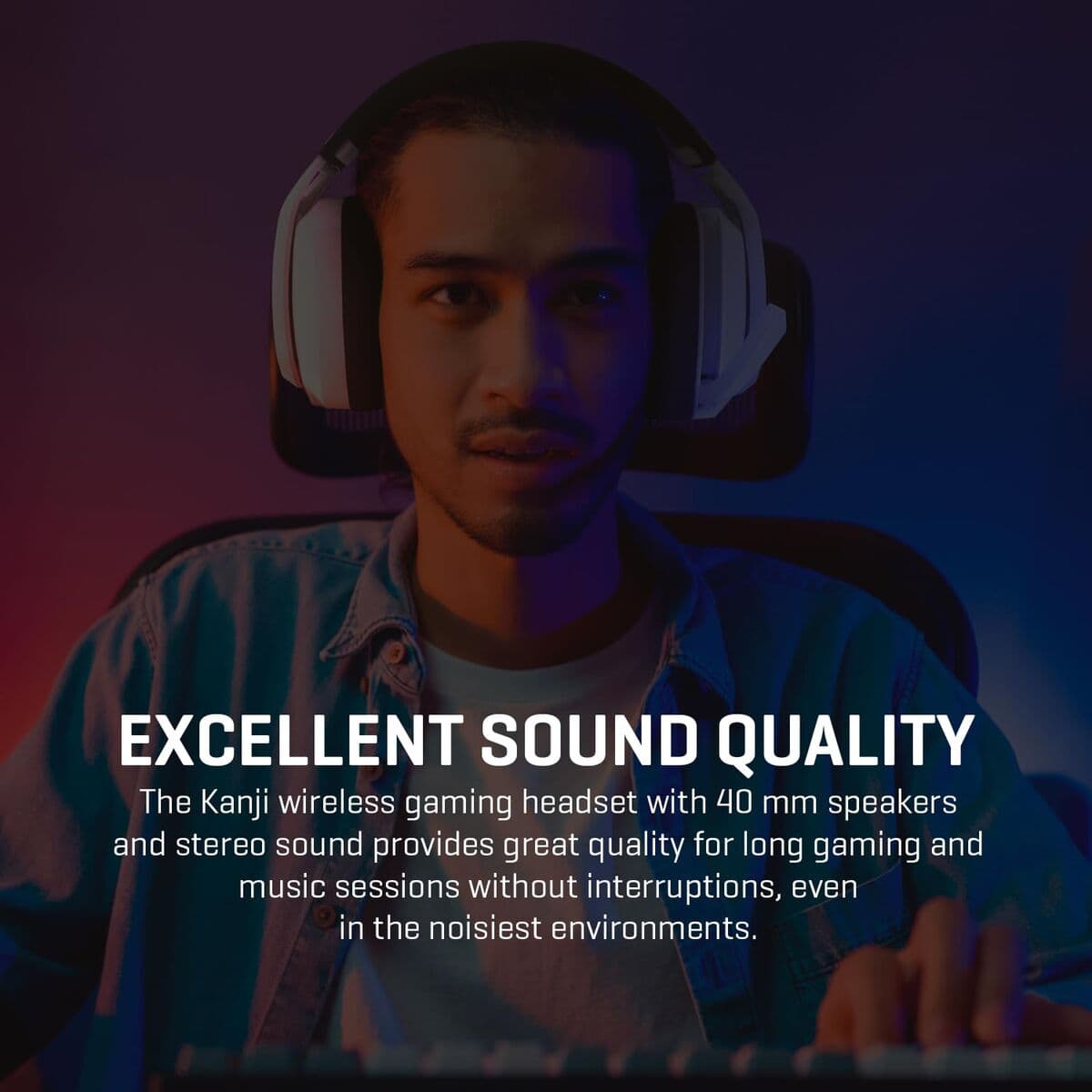 Headphones with Microphone Krom NXKROMKANJIWH White