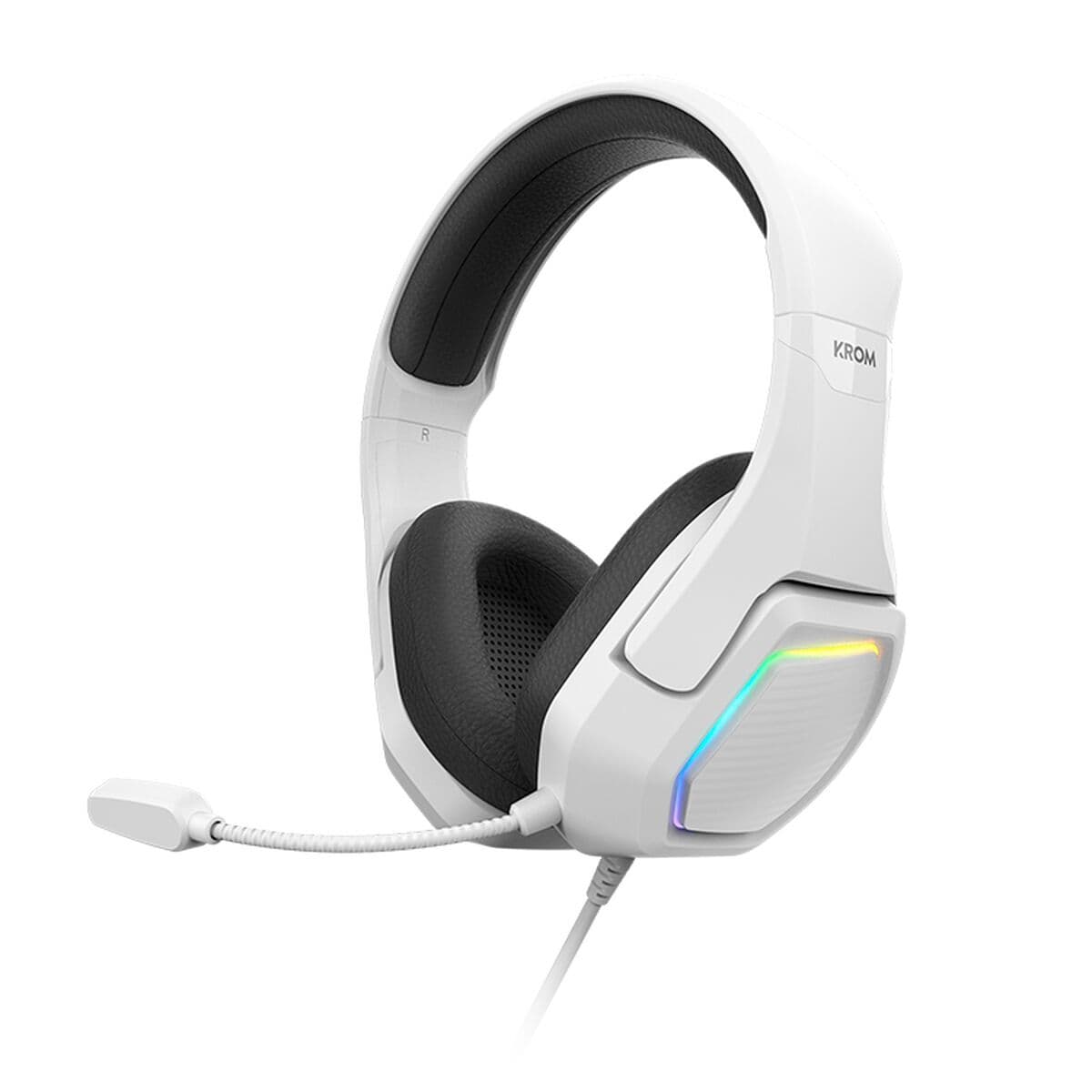 Bluetooth Headband Headphones Krom NXKROMKOPA71WH White