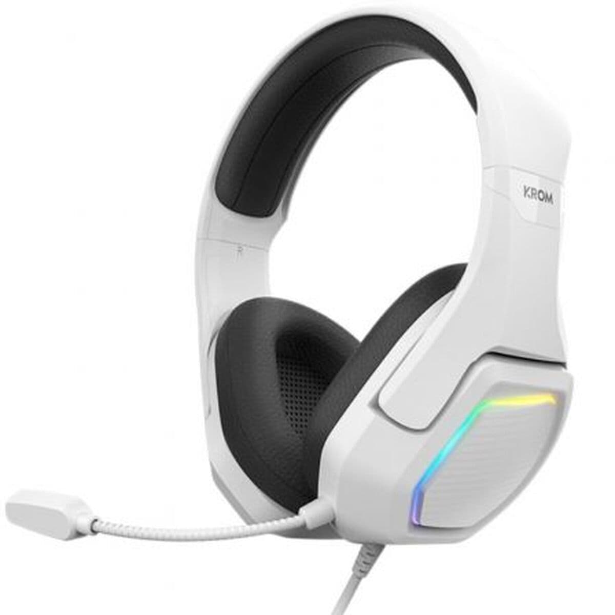 Bluetooth Headband Headphones Krom NXKROMKOPA71WH White