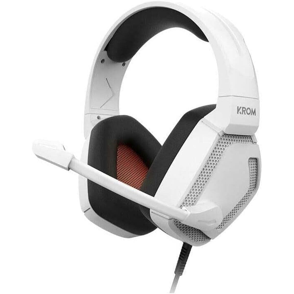Headphones with Microphone Krom KOPA PRO White
