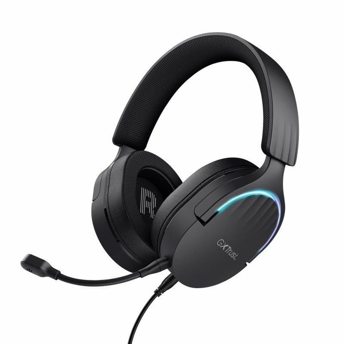 Gaming Headset with Microphone Trust GXT 490 Black Multicolour