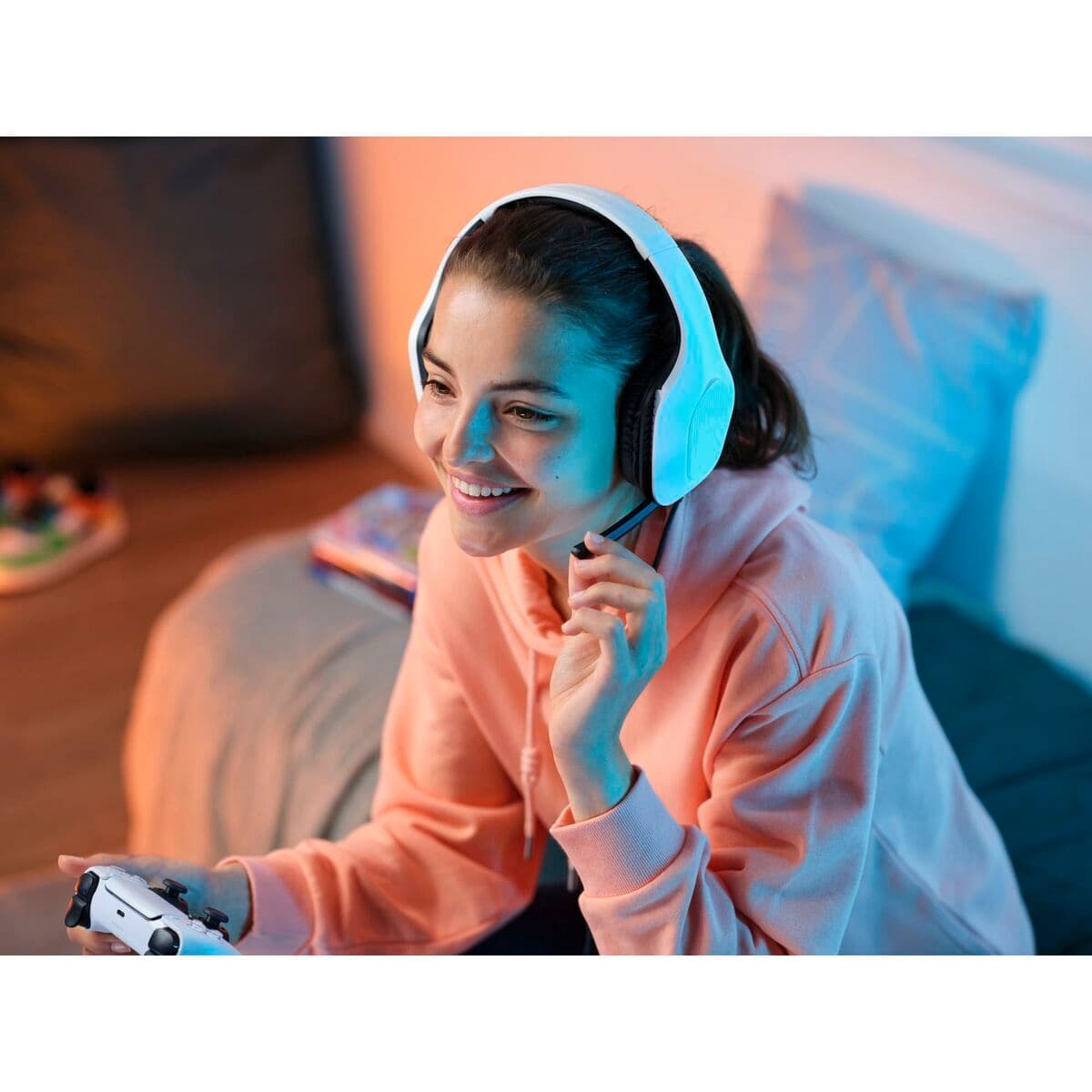 Headphones with Microphone Trust 415PS  White PlayStation 5