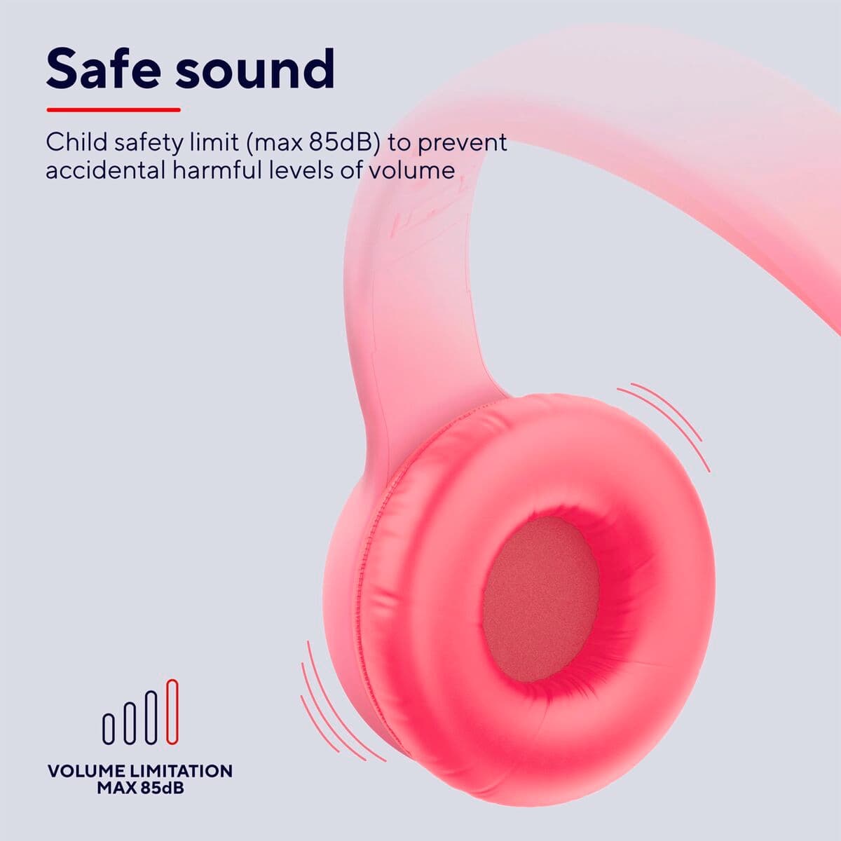 Bluetooth Headphones Trust 25274 Pink